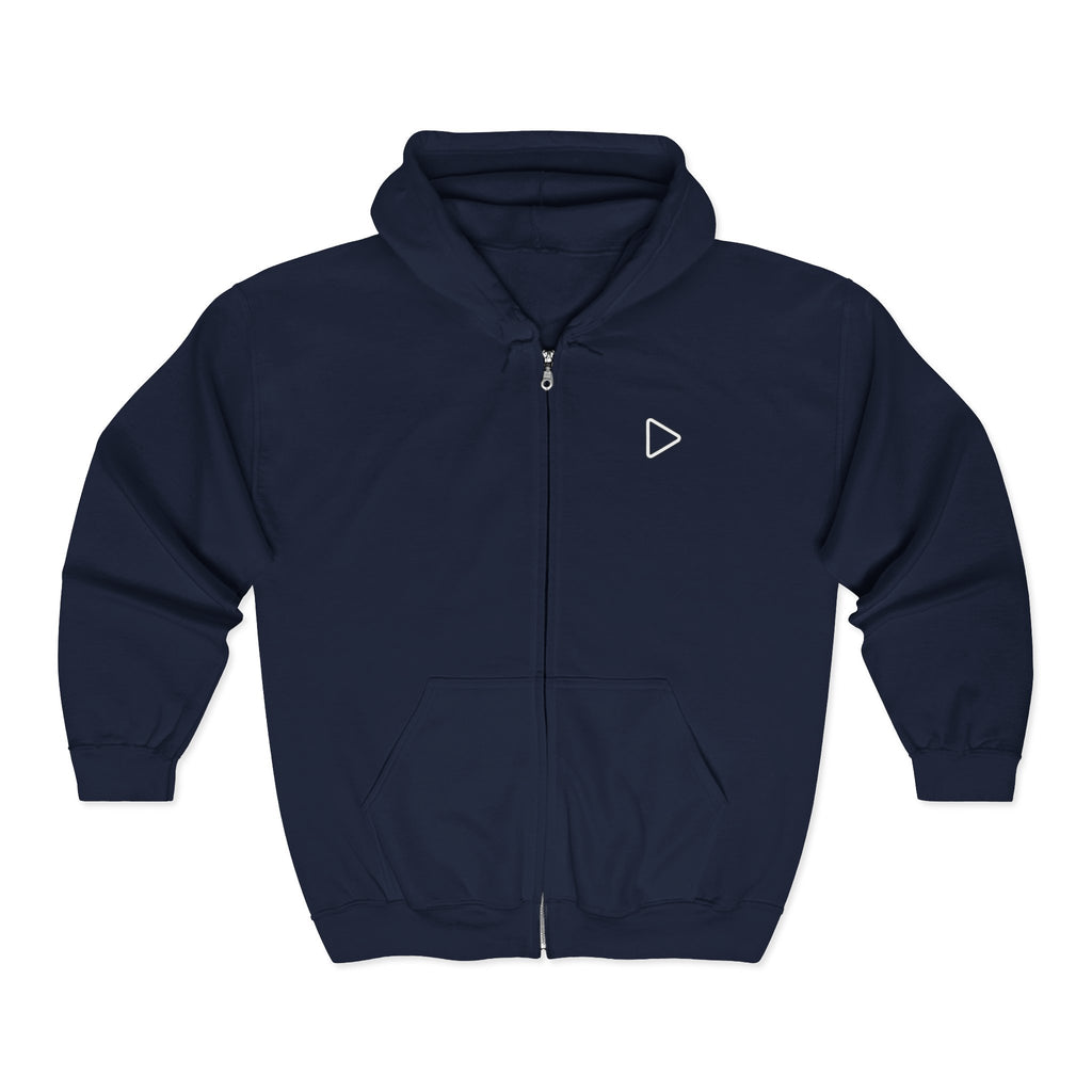 Cozy Unisex Zip Hoodie for Everyday Comfort, Graphic Hoodie, Casual Layer, Ideal for Fall, Gift for Friends