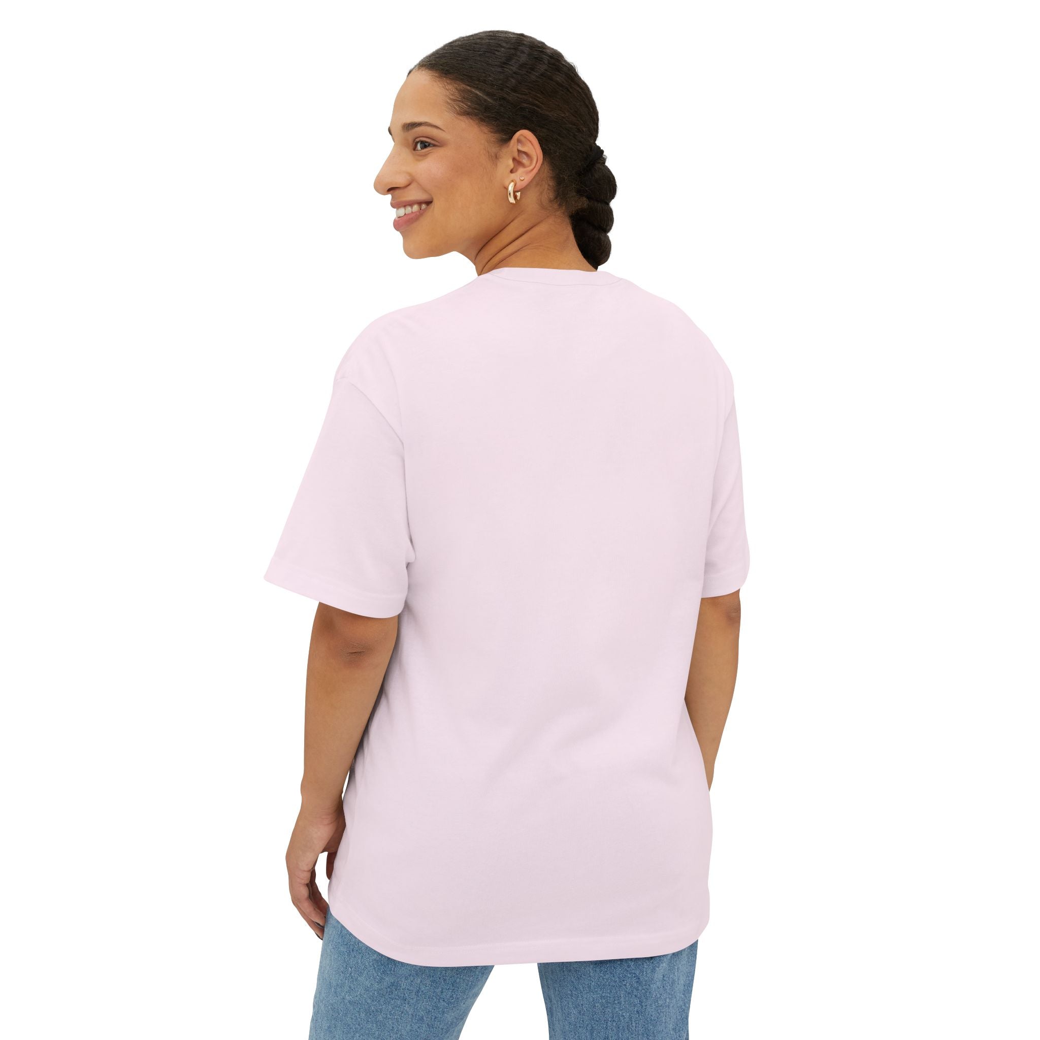 Manifesting Unisex Oversized Boxy Tee, Comfy Casual Tee, Affirmation Shirt, Gift for Her, Relaxed Fit Top, Inspirational Wear