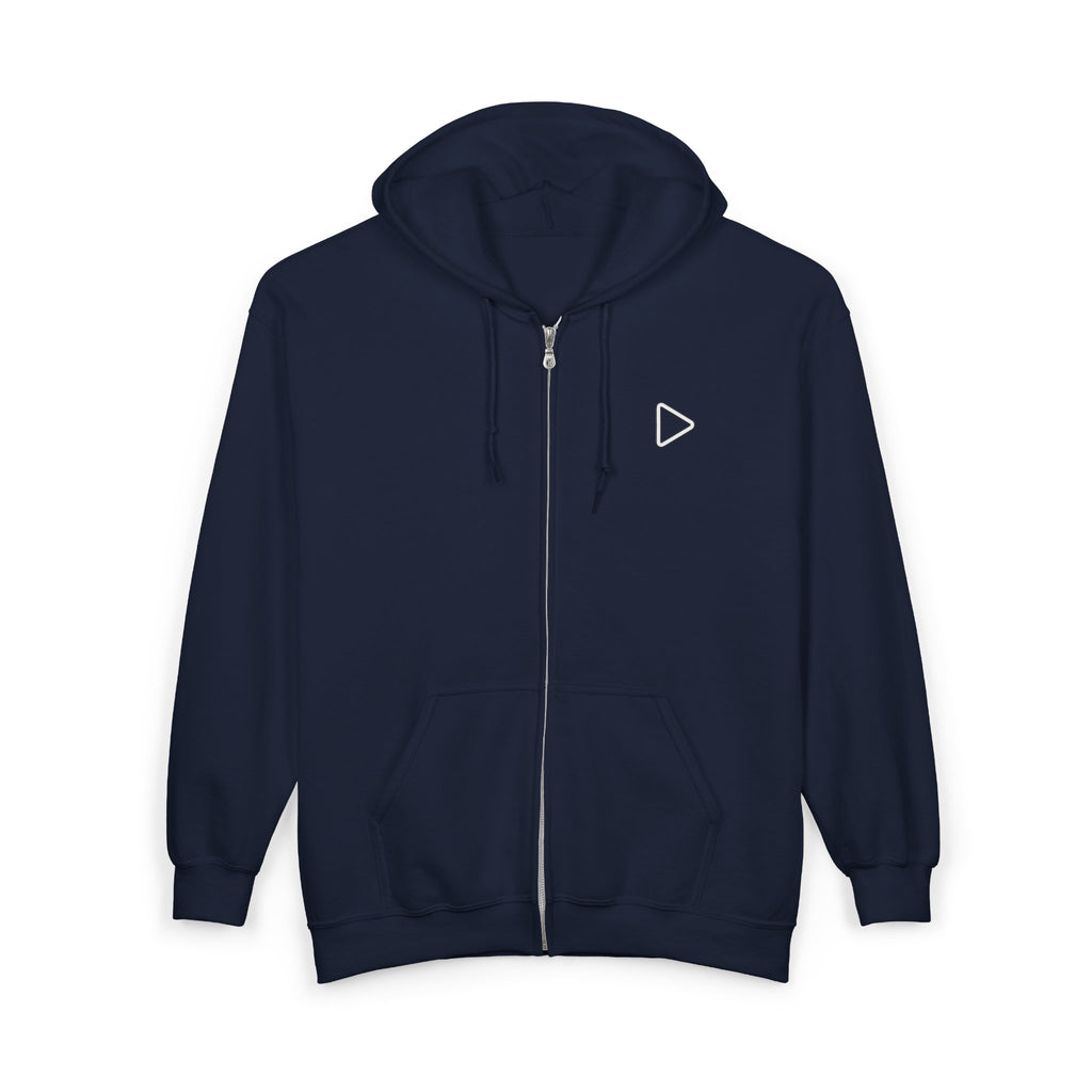 Cozy Unisex Zip Hoodie for Everyday Comfort, Graphic Hoodie, Casual Layer, Ideal for Fall, Gift for Friends
