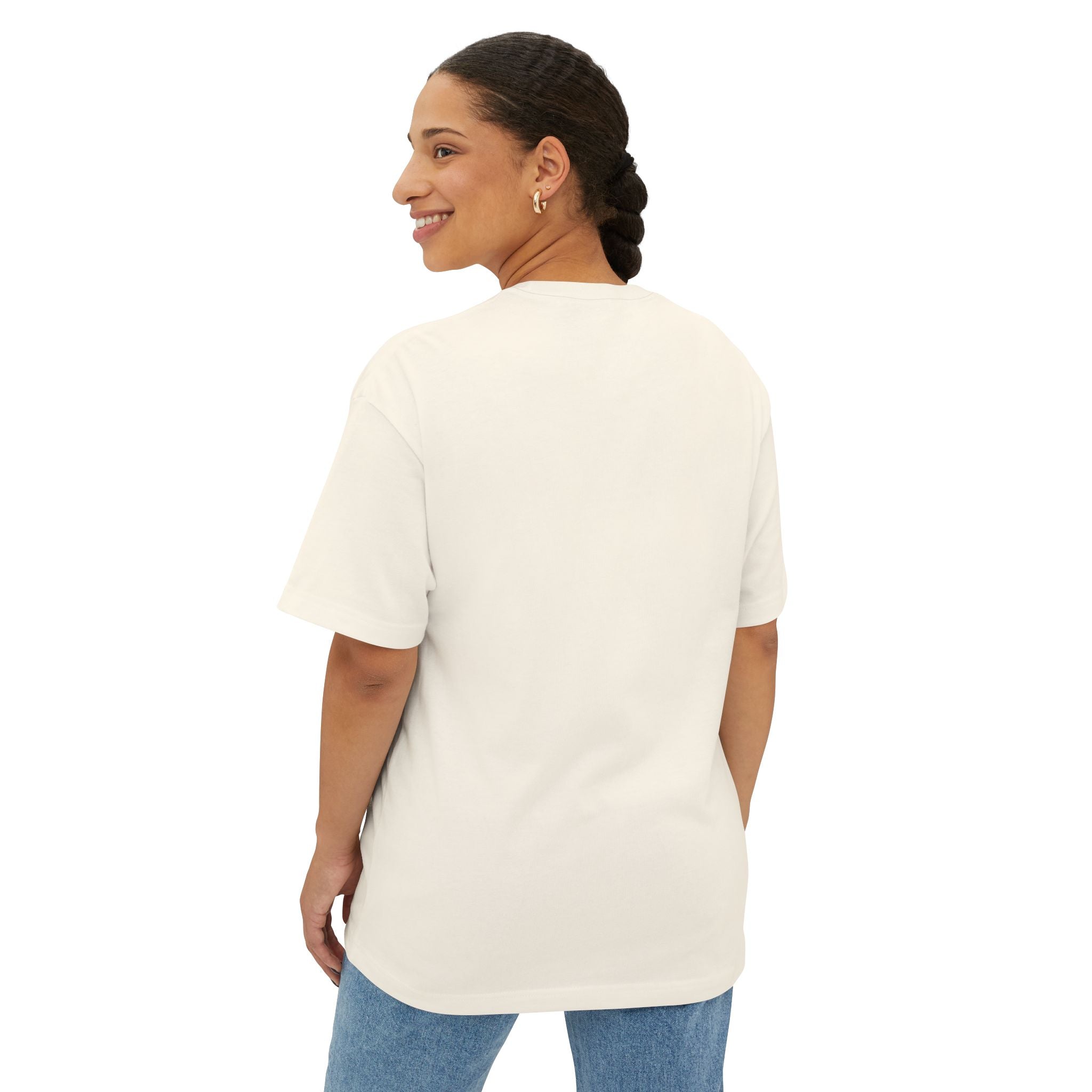 Manifesting Unisex Oversized Boxy Tee, Comfy Casual Tee, Affirmation Shirt, Gift for Her, Relaxed Fit Top, Inspirational Wear