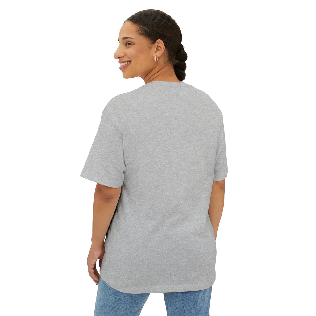 Manifesting Unisex Oversized Boxy Tee, Comfy Casual Tee, Affirmation Shirt, Gift for Her, Relaxed Fit Top, Inspirational Wear